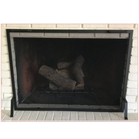 Standard Size Rectangular Fireplace Safety Screen