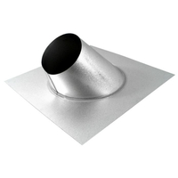 Superior 4.5" x 7.5" Secure VentTM Roof Flashing 1/12 - 7/12 Pitch SV4.5FA