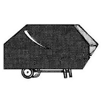 CV6PREM Heavy Duty Full Length Polyester Lined Universal Grill Cover For MHP Cart Mounted Grills