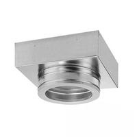Durable flat ceiling support box 5"