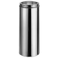DuraTech Double-Wall Stainless Steel Chimney Pipe 5" Diameter x 24" Long