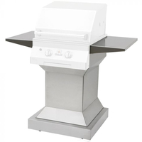 SOL-AG-21C Solaire Angular Pedestal Base for 21" Built-In Gas Grill