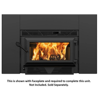 Ventis HEI90 Wood Fireplace Insert front view