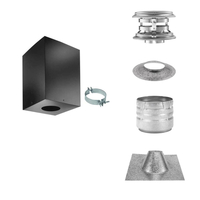 3" Cathedral Ceiling Support Box Vertical Kit | DuraVent 3" PelletVent