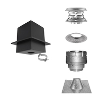 DuraVent 4" PelletVent Pro Cathedral Ceiling Support Box Vertical Kit