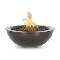 The Outdoor Plus Sedona Round Powder Coated Fire Bowl