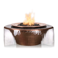 The Outdoor Plus Cazo 360° Spill Copper Fire and Water Bowl
