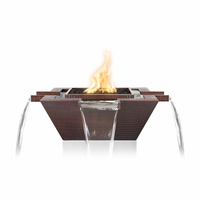 The Outdoor Plus Maya 4-Way Spill Copper Fire and Water Bowl
