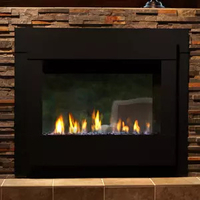 Majestic Twilight Modern 36" See-through Indoor/Outdoor Gas Fireplace
