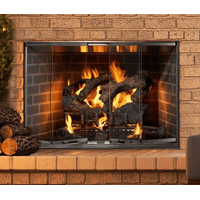 Outdoor Lifestyle Cottagewood 36" Outdoor Wood-Burning Fireplace with Gray Traditional Refractory - ODCTGWD