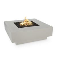The Outdoor Plus Cabo Square Powder Coated Metal Fire Pit