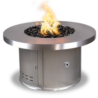 The Outdoor Plus Mabel Round Stainless Steel Fire Pit