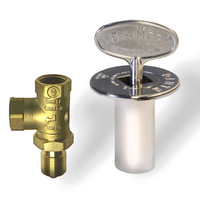 Pewter gas valve kit
