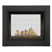 Napoleon Ascent 45 Inches Multi-View Direct Vent See-Thru Gas Fireplace with Glass Bed-BHD4STGN