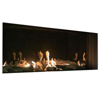 Sierra Flame Vienna 40" Direct Vent Built-In Linear Gas Fireplace - VIENNA-40