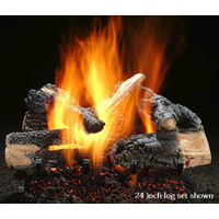 Inferno Gas Vented Gas Log Set With Hidden Control Burner