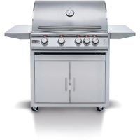 Blaze LTE Marine Grade 32" Gas Grills Freestanding with Spring Assisted Hood