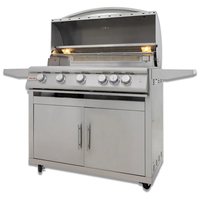 Blaze LTE 40" Gas Grills Freestanding with Spring Assisted Hood