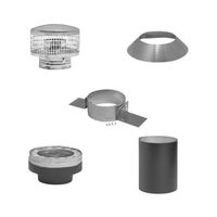 Metal-Fab 8" Temp/Guard Pitched Ceiling Kit