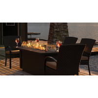 Barbara Jean Collection 24" Linear Outdoor Fire Table OLT24