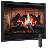 SimpliFire Inception 36" Traditional Built-In Electric Fireplace - SF-INC36