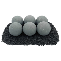 4" Cape Gray Lite Stone Balls - Set of 6