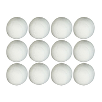2 Inch Diameter White Cannon Balls - 12 Pieces