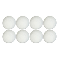 4 Inch Diameter White Cannon Balls - 12 Pieces