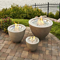 Fire Bowls Precast Concrete Copper, Outdoor Fire Bowls For Pools