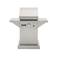 26 Inch TEC Patio FR Infrared Grill On Stainless Steel Pedestal