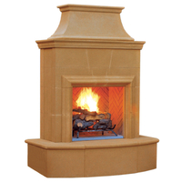 Petite Cordova Outdoor Gas Fireplace