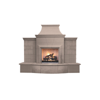 Grand Petite Cordova Outdoor Gas Fireplace