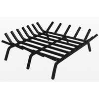 38 Inch Square Carbon Steel Fire Pit Grate