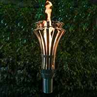 Gothic Style Stainless Steel Tiki Torch