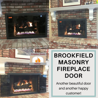 Brookfield Masonry Fireplace Door