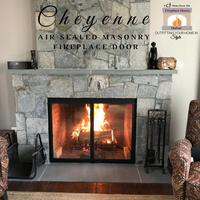 Cheyenne Air Sealed Masonry Fireplace Door