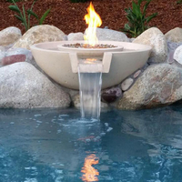 Custom fire & water bowl