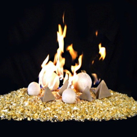See Through Gas Logs