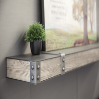 Steel Mantel Shelves