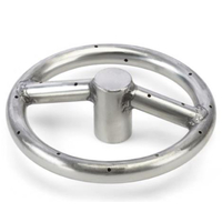 12 Inch Round Fire Pit Burner Ring Stainless Steel