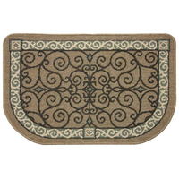 Textured Weave Eastly Scroll Hearth Rug