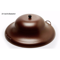 Copper Finish Aluminum Dome Cover For Fire Pits 32 Inch