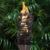 Cyclone Style Stainless Steel Tiki Torch Head