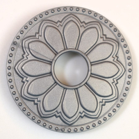 Magnetic Non-Metal Seaside Silver Flange Cover - Hermosa Design