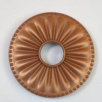 Magnetic Non-Metal Newport Copper Flange Cover - Laguna Design