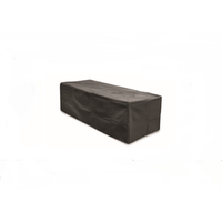 Rectangular Fire Pit Canvas Cover Black 60 Inch