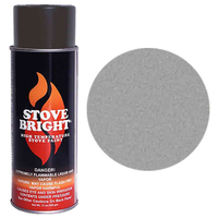Pewter Gas Fireplace Surround Spray Can