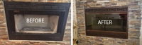 Brookfield Zero Clearance Deluxe Refacing with Glass Doors for Zero Clearance Fireplace