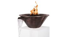 Cazo Round Copper Fire & Water Bowl
