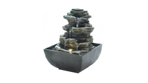 Tiered Rock Formation Tabletop Fountain